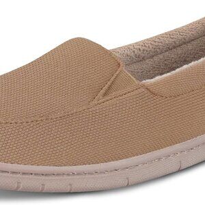 Women's Slip-On Slippers Leather Removable Insole Non-Slip Indoor Outdoor